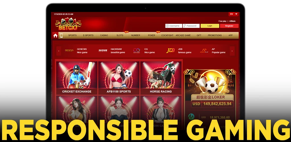 Responsible Gaming at BetCX7